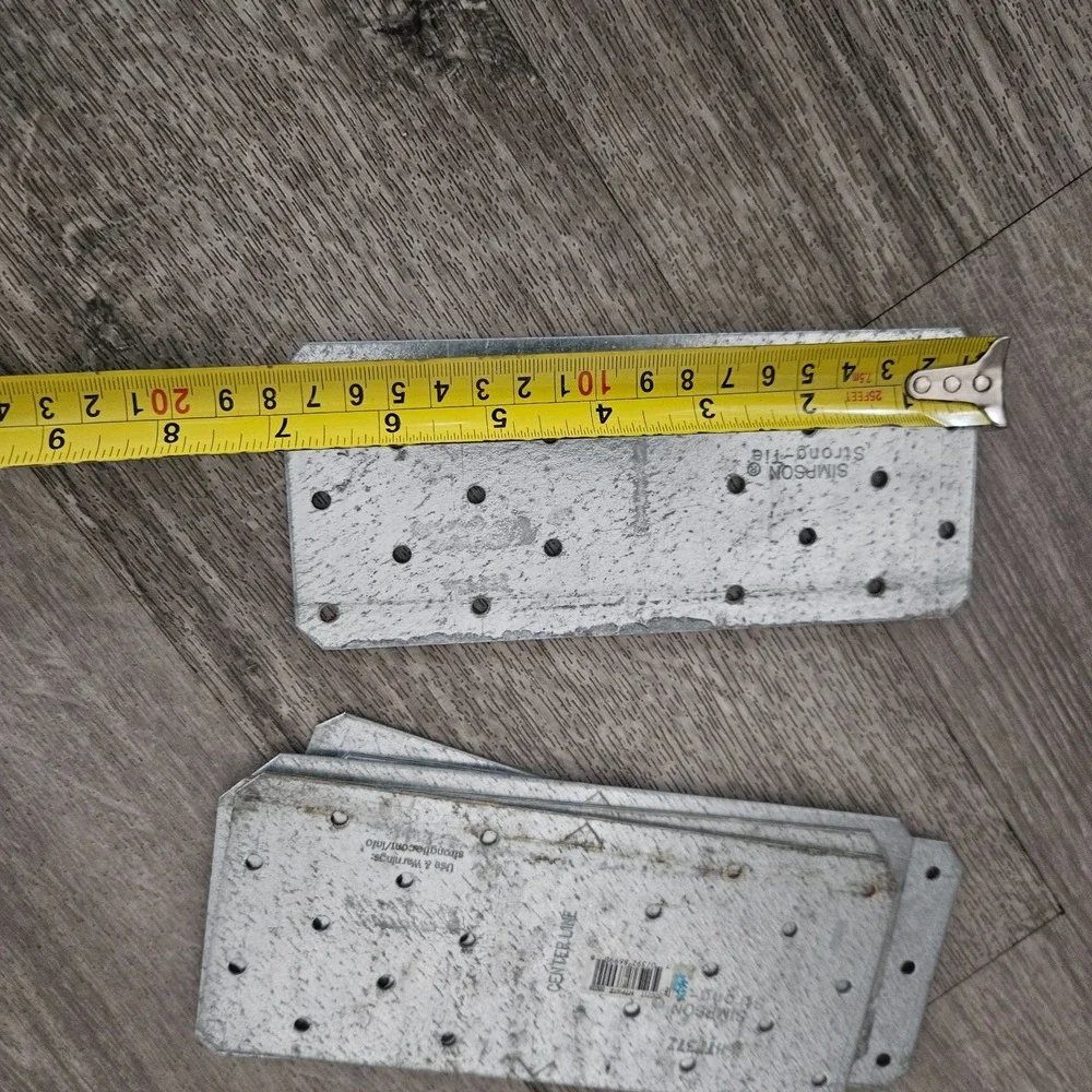 Lot of 6 Simpson HTP37Z 3 X 7IN HEAVY TIE PLATE ZMAX